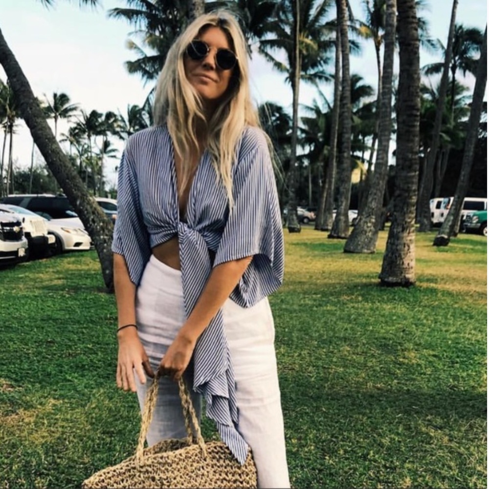 XIX Palms Kimono Top